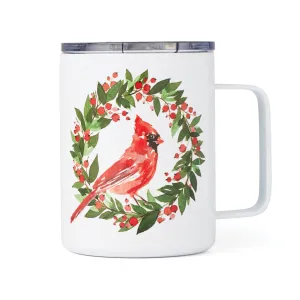 16 Oz Insulated Red Cardinal Coffee Mug
