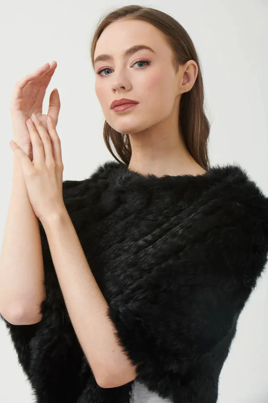 365 Days Fur Poncho