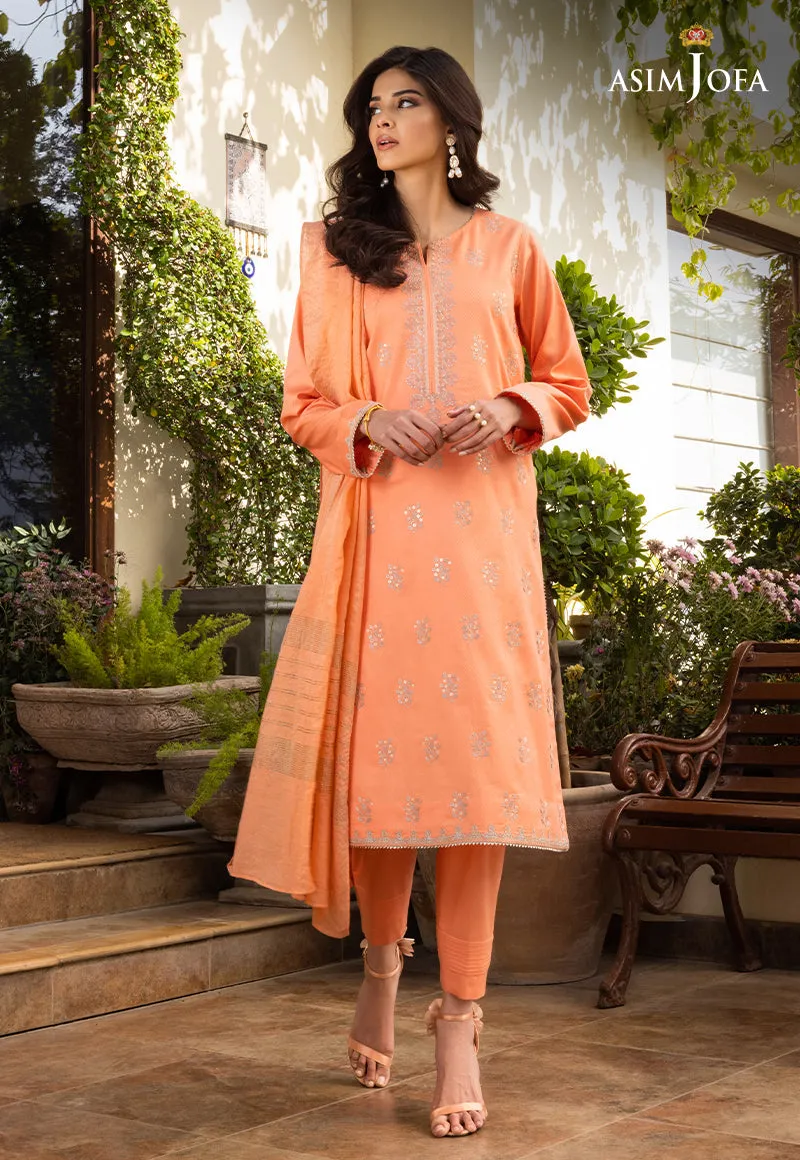 AJPE-28 (3-PC) | Asim Jofa Pret Essentials Eid Edit II Collection | Embroidered Stitched RTW Suits