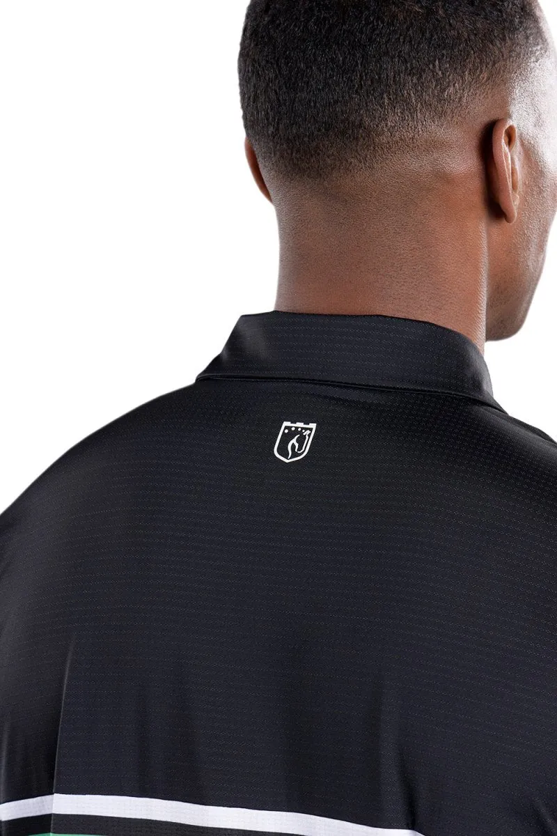 Alex 2 Color Black/White Polo - FINAL SALE