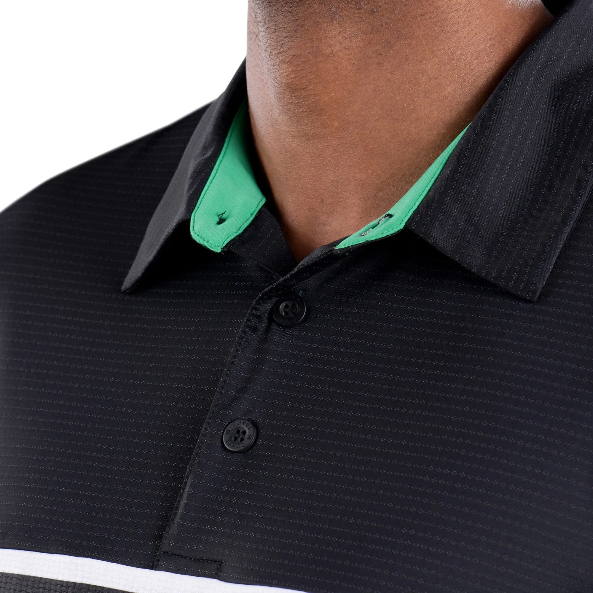 Alex 2 Color Black/White Polo - FINAL SALE