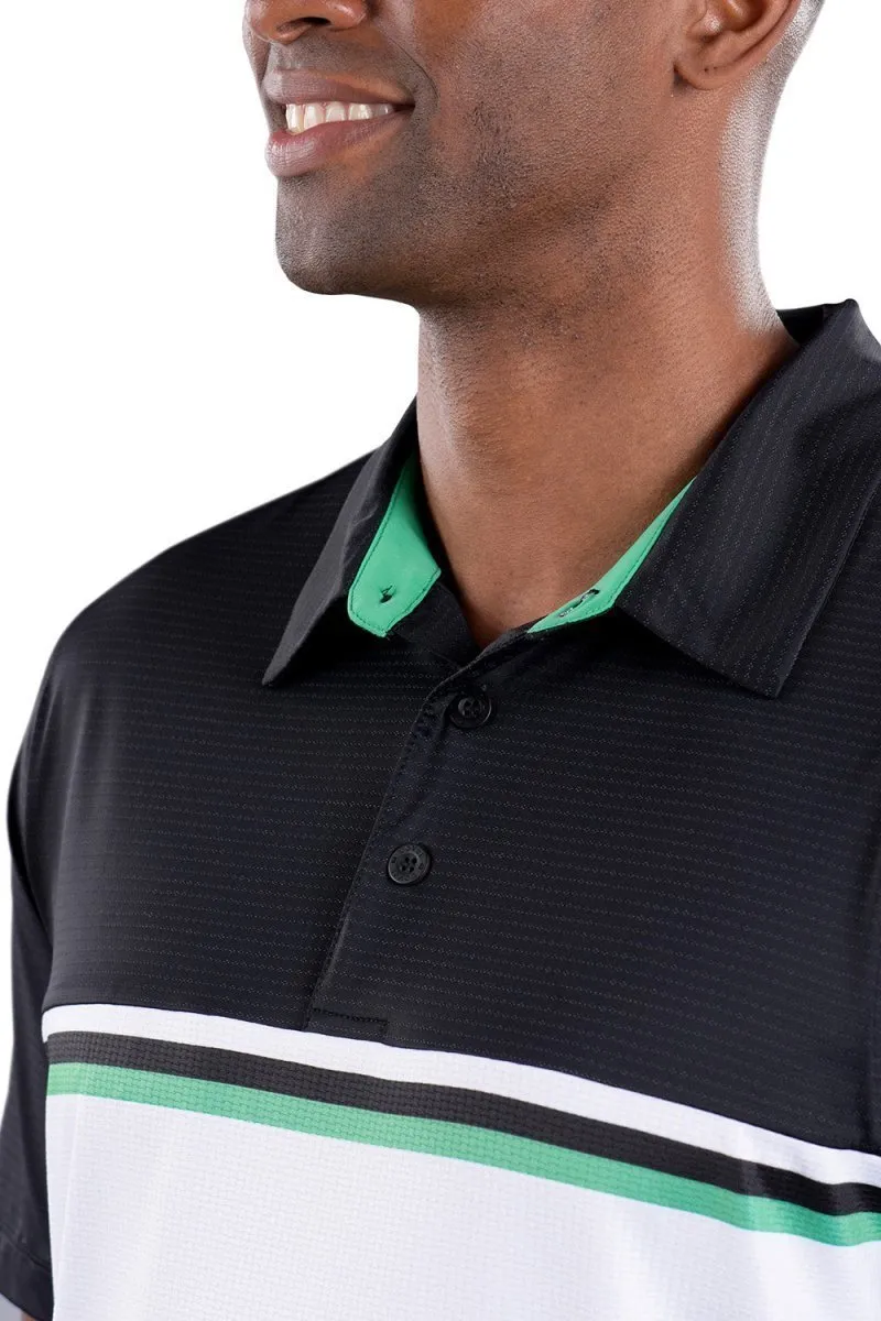 Alex 2 Color Black/White Polo - FINAL SALE