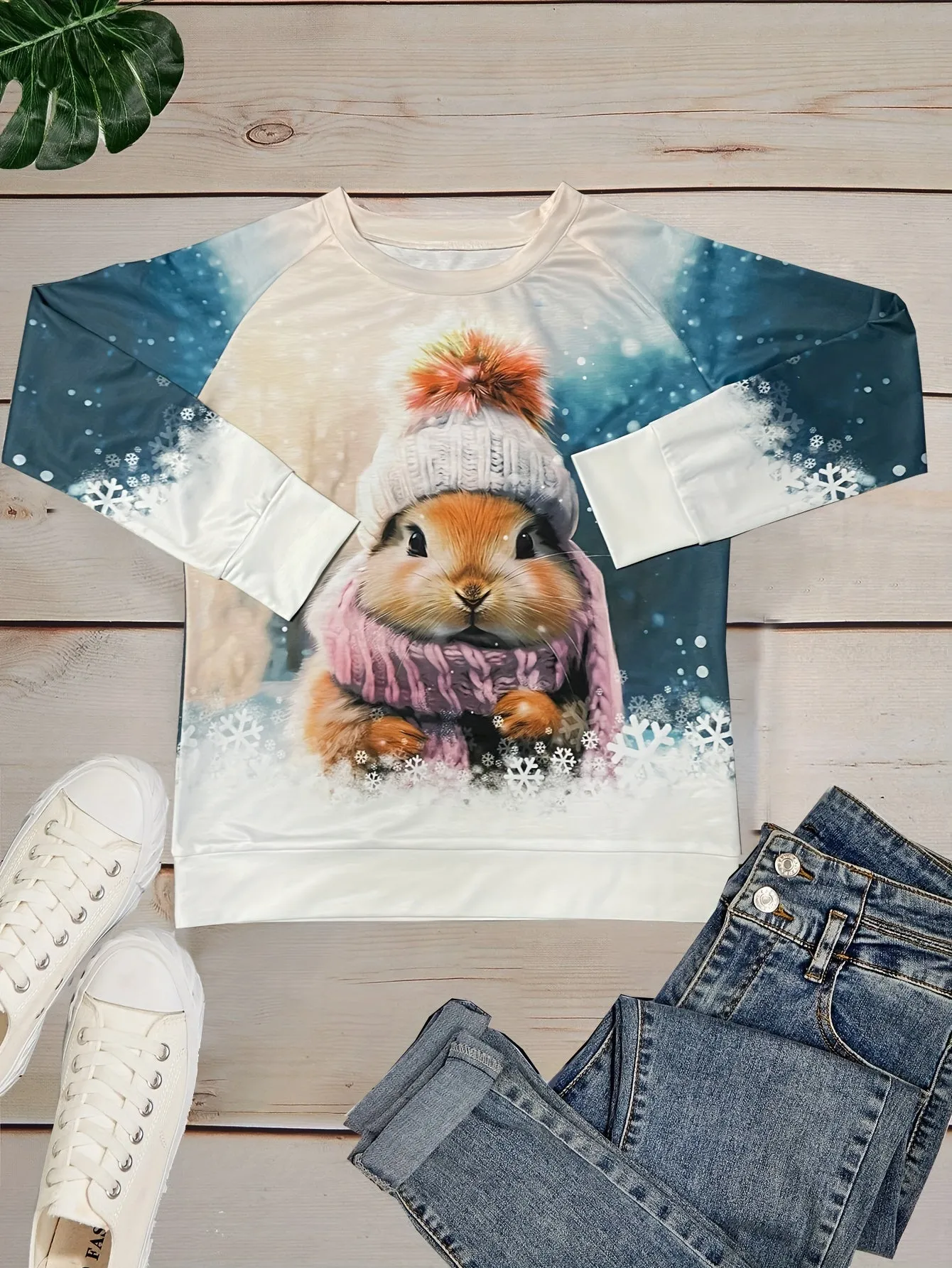 Alice | Cute winter sweatshirt