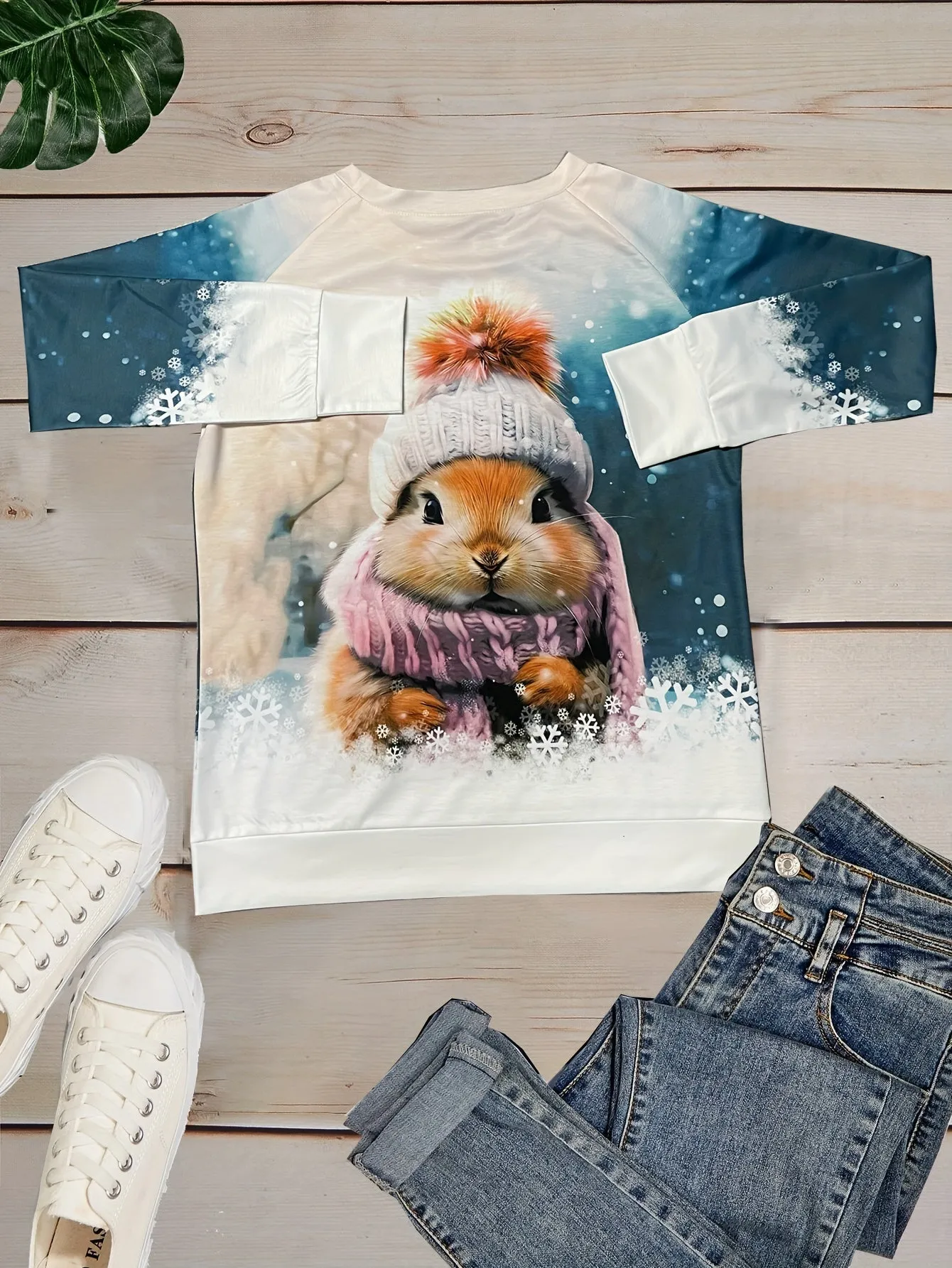 Alice | Cute winter sweatshirt