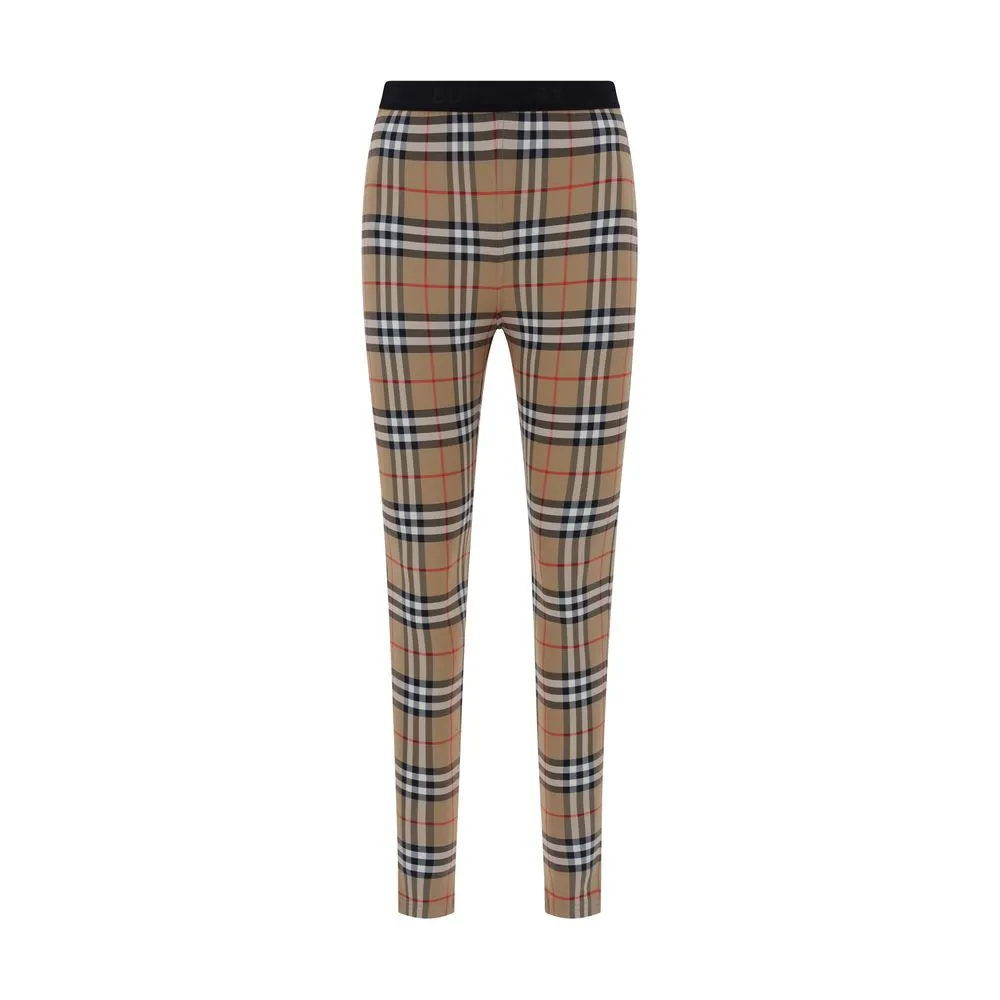 Archive Check Leggings