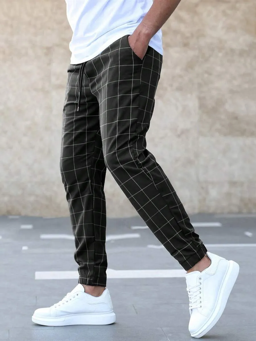 Arttu | Stylish Grid Pattern Pants