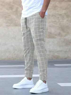 Arttu | Stylish Grid Pattern Pants