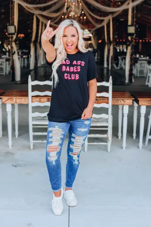 Bad Ass Babes Club T-Shirt - Black