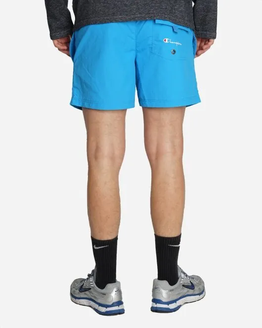 Beachshort - Light Blue/Orange