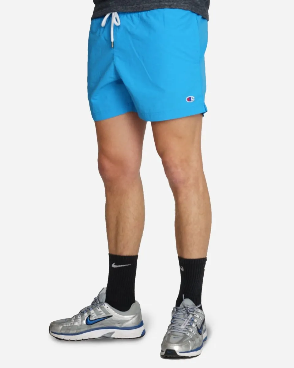 Beachshort - Light Blue/Orange