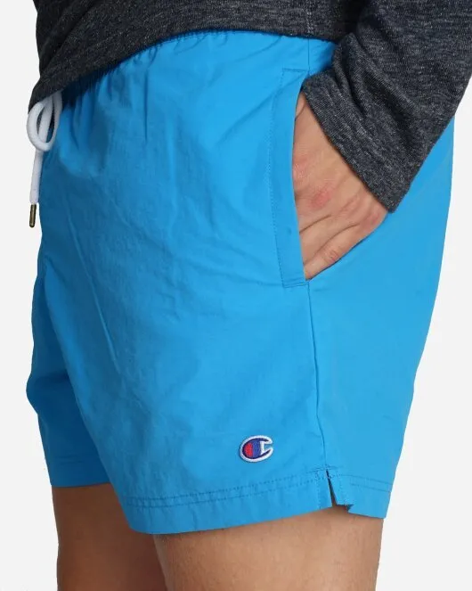Beachshort - Light Blue/Orange