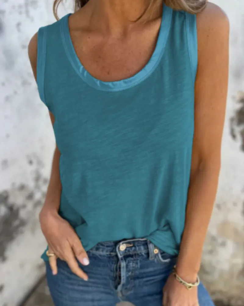 BELEN - SLEEVELESS T-SHIRT