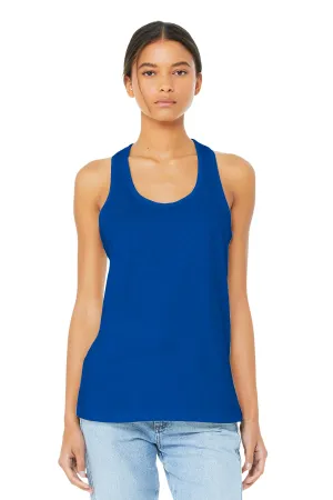 BELLA CANVAS  Women's Jersey Racerback Tank. BC6008 True Royal