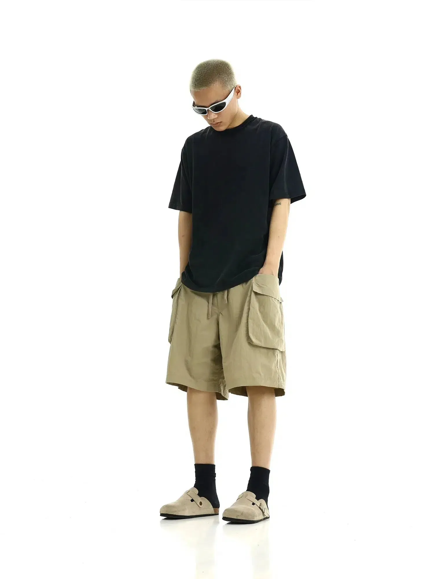 Big Pocket High Waist Paratrooper Casual Shorts