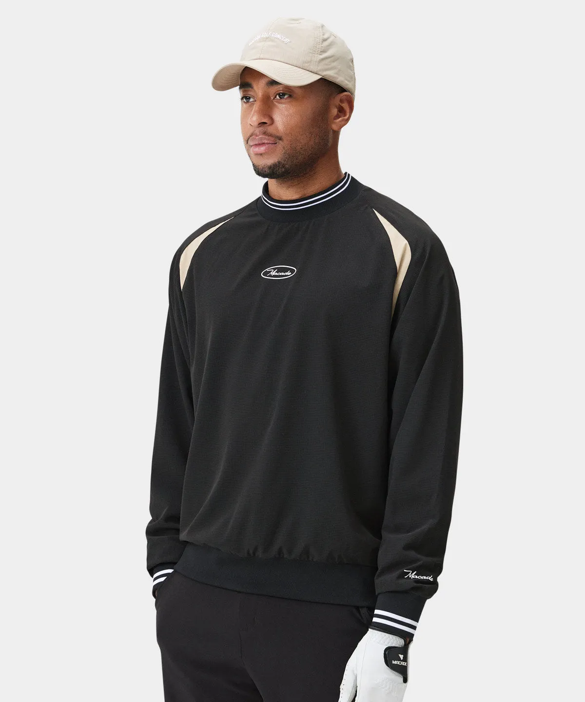 Black TX Links Windbreaker