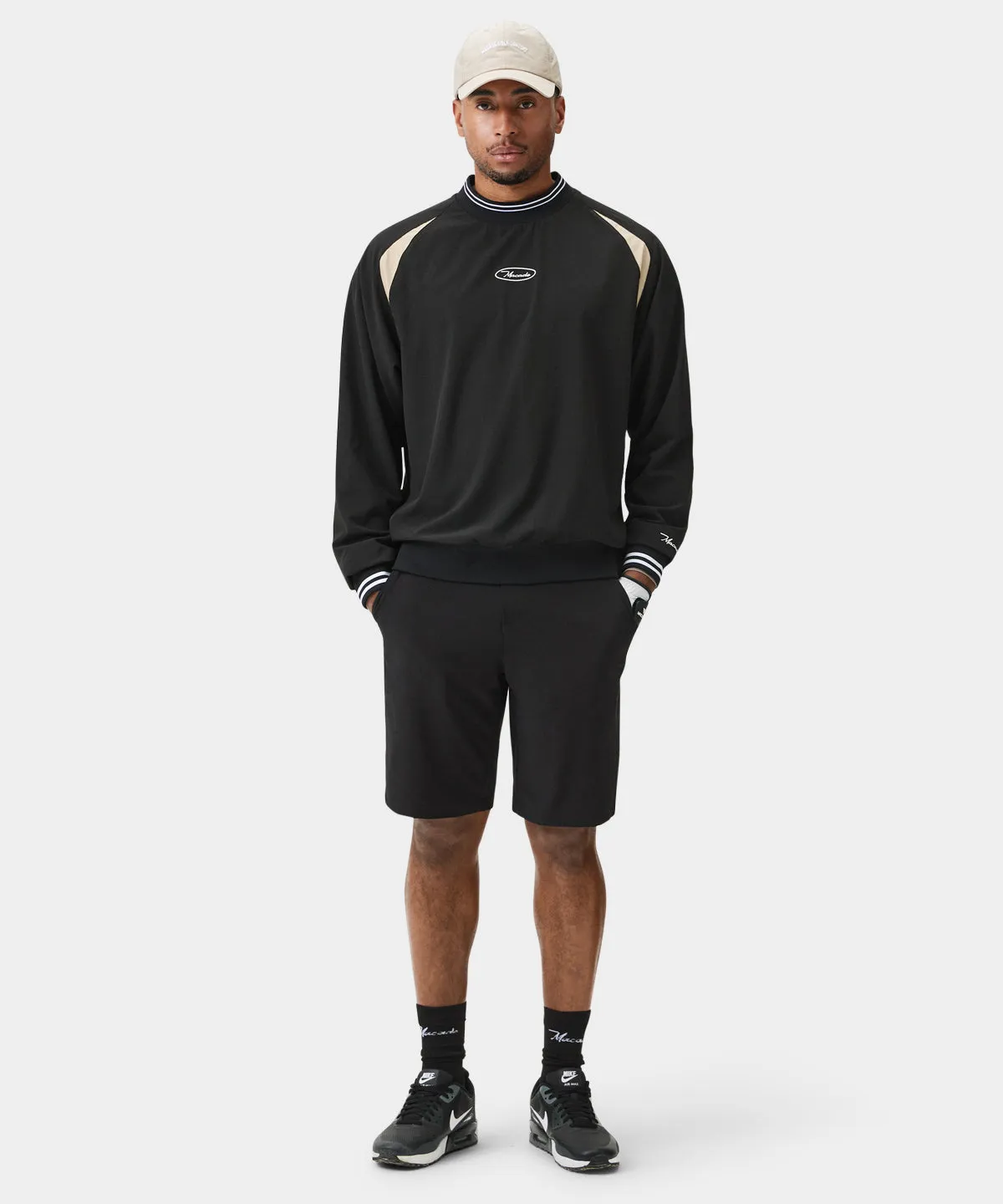 Black TX Links Windbreaker
