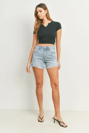 Bobbi Light Denim Shorts