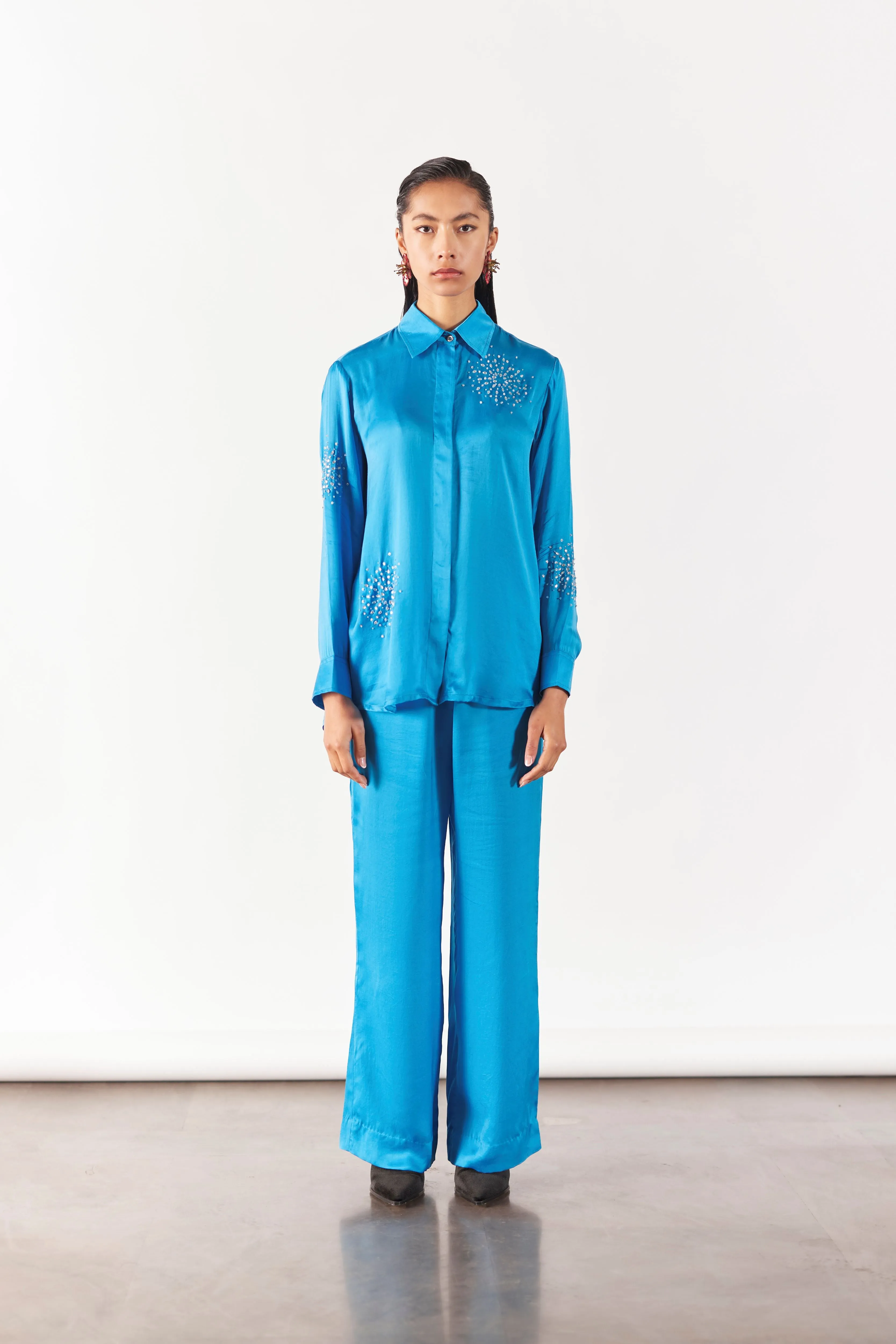 Brunia Shirt and Trousers Set