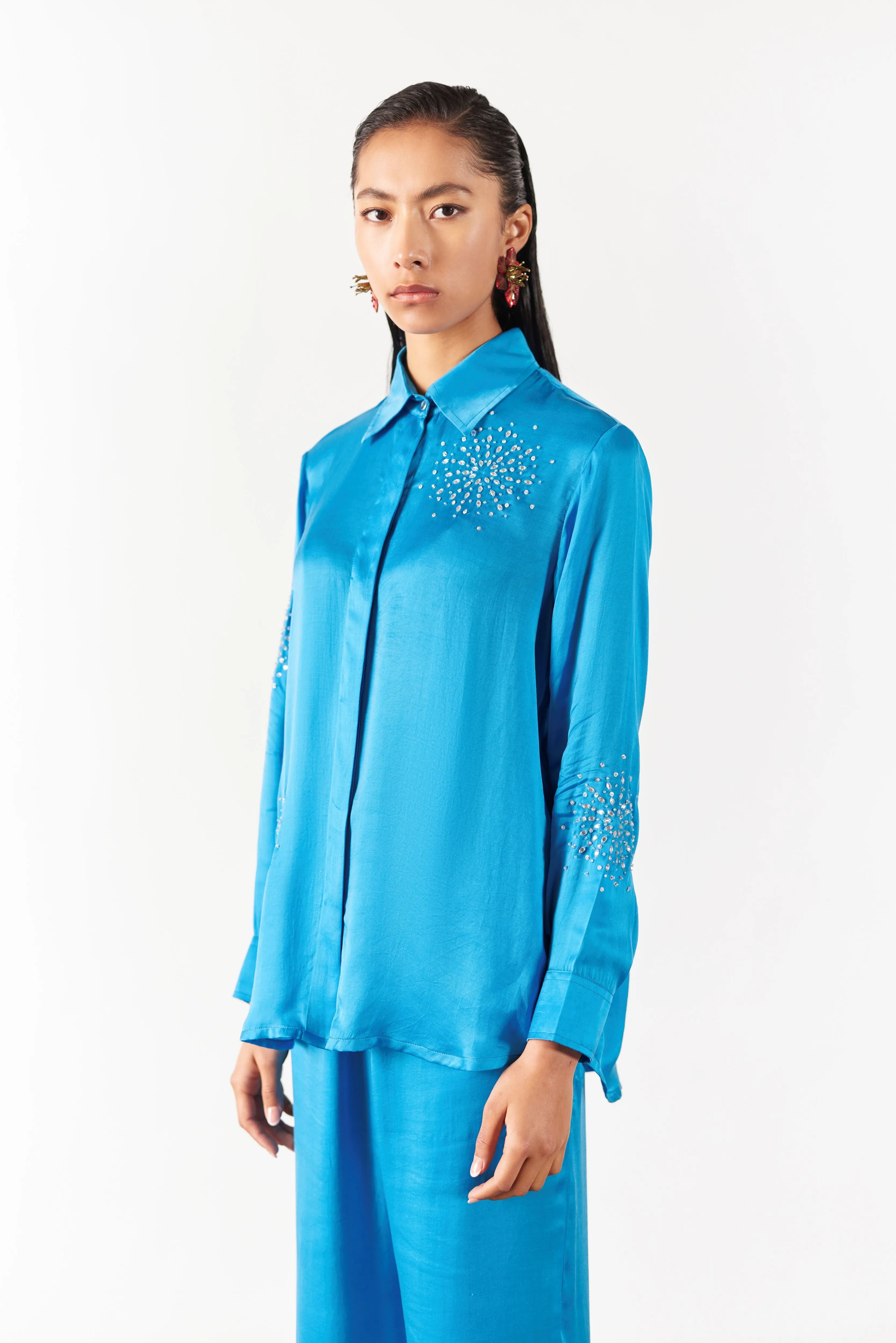 Brunia Shirt and Trousers Set