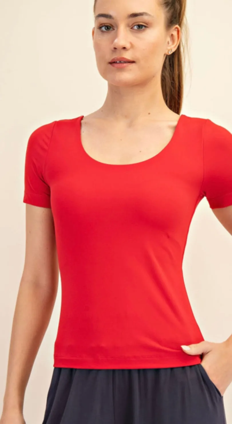 Butter Short Sleeve Top