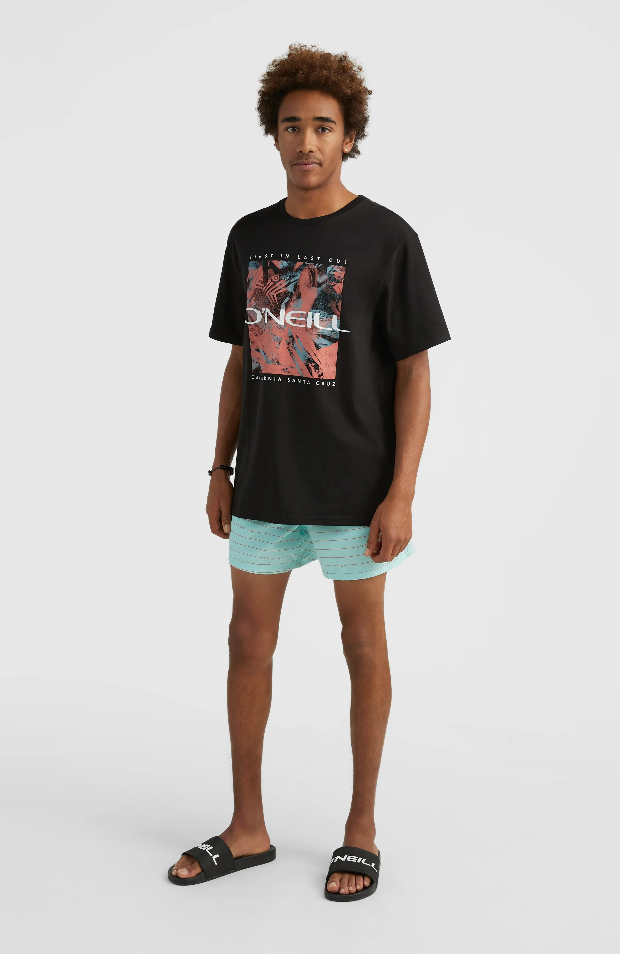 Cali First 15'' Badehose | Light Blue First In