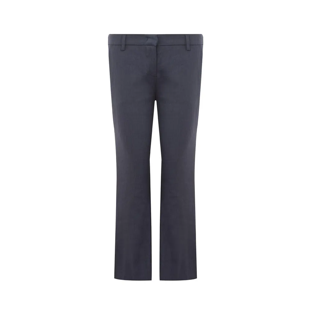 Chic Blue Linen Trousers