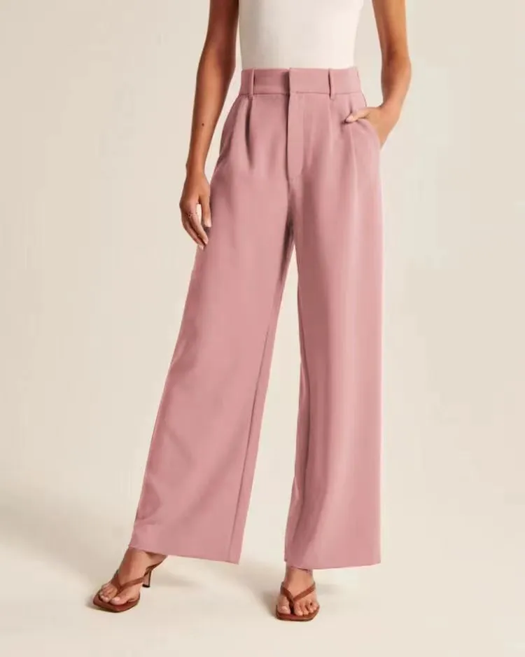 Chic Comfort Women's Wide-Leg Trousers