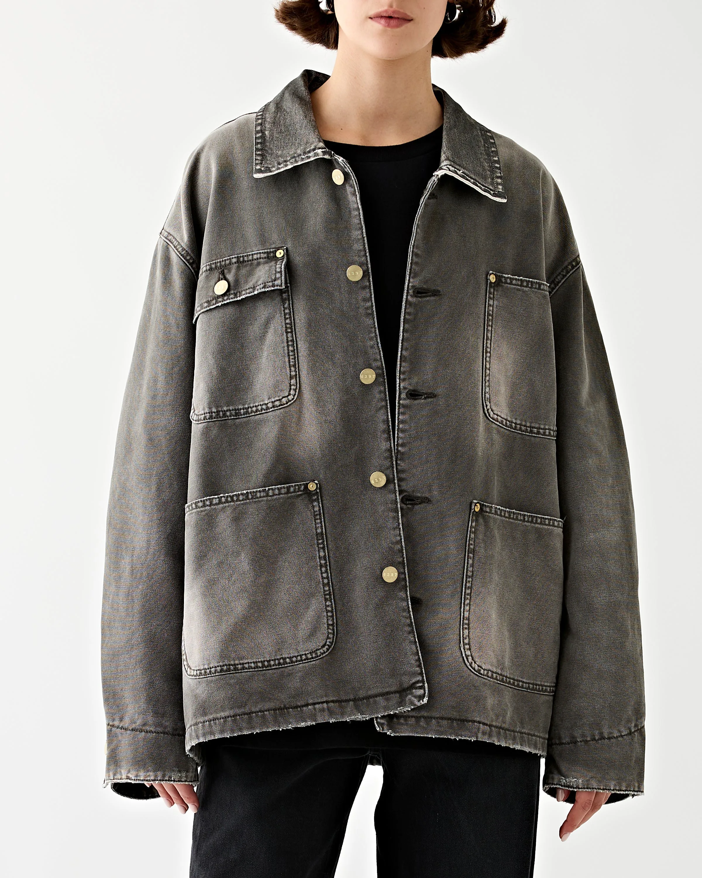 Chore Coat Washed Grey