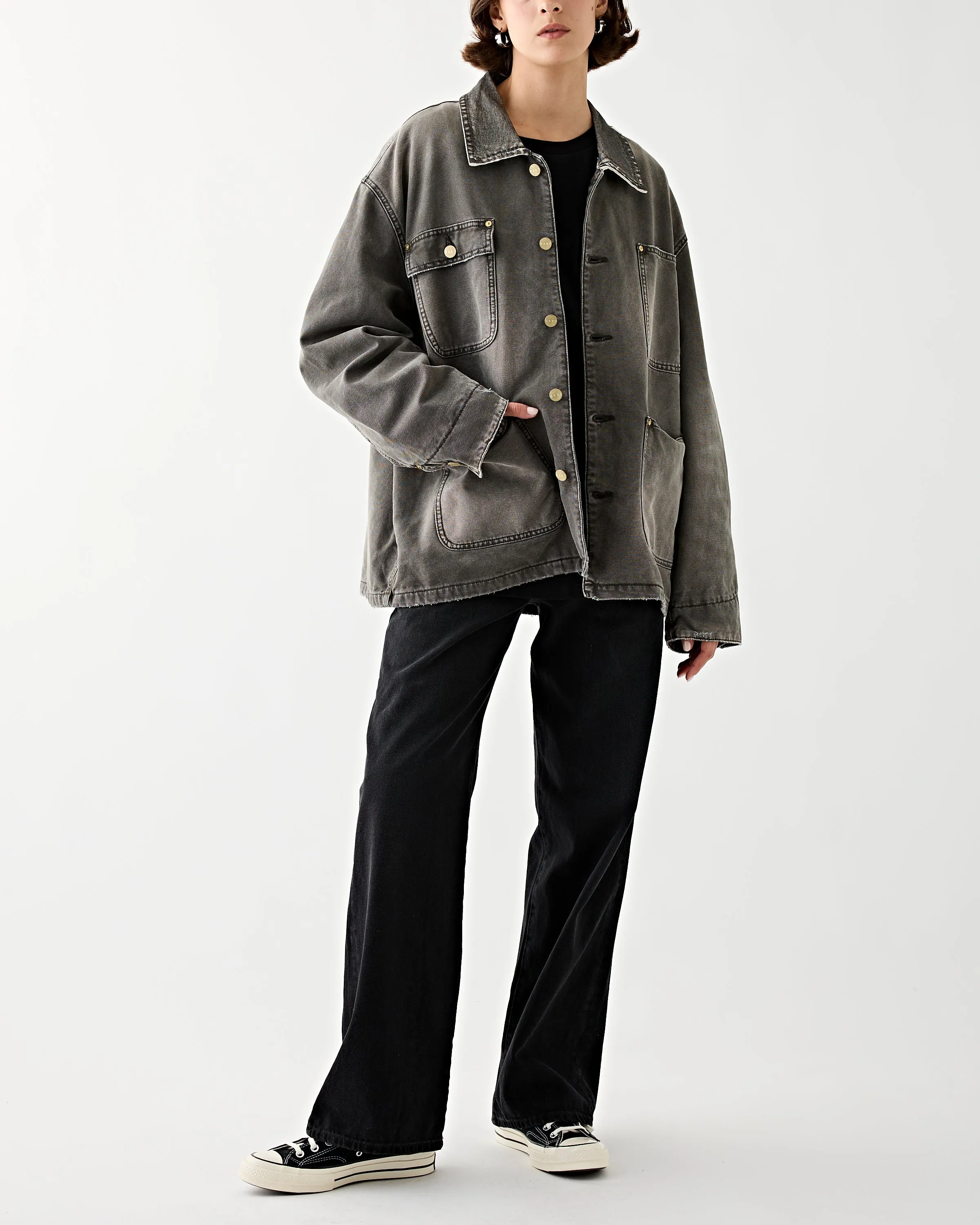 Chore Coat Washed Grey