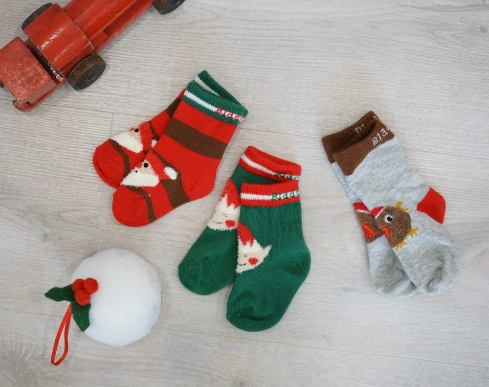 Christmas Socks pack of 3