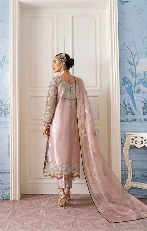 Classic Kameez Trouser Pink Pakistani Wedding Dress