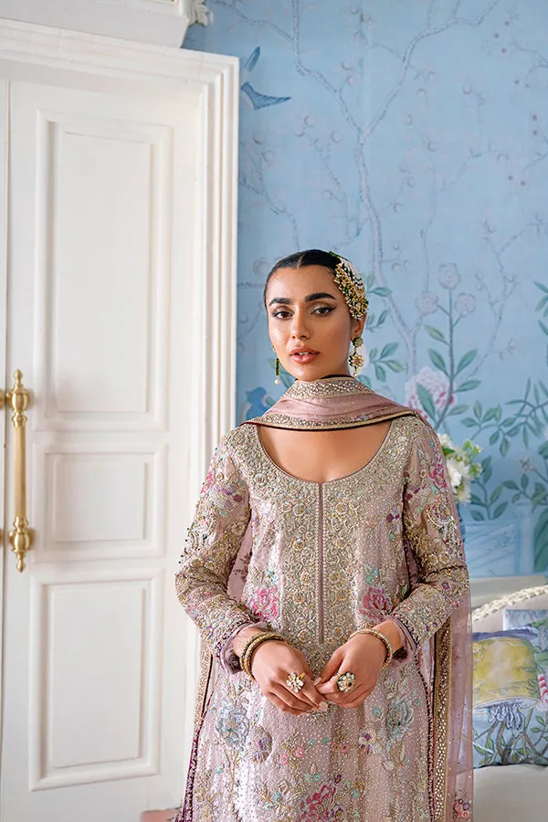 Classic Kameez Trouser Pink Pakistani Wedding Dress