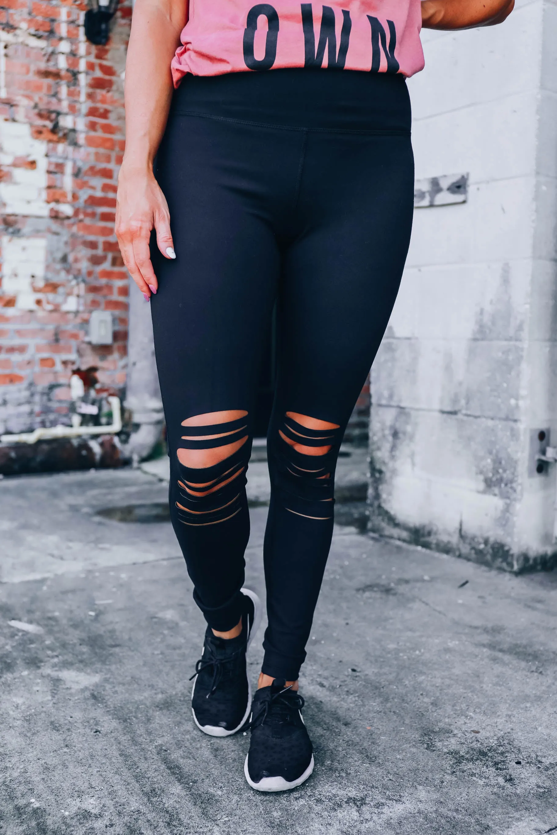 Cuttin' Up Laser Leggings S-3X