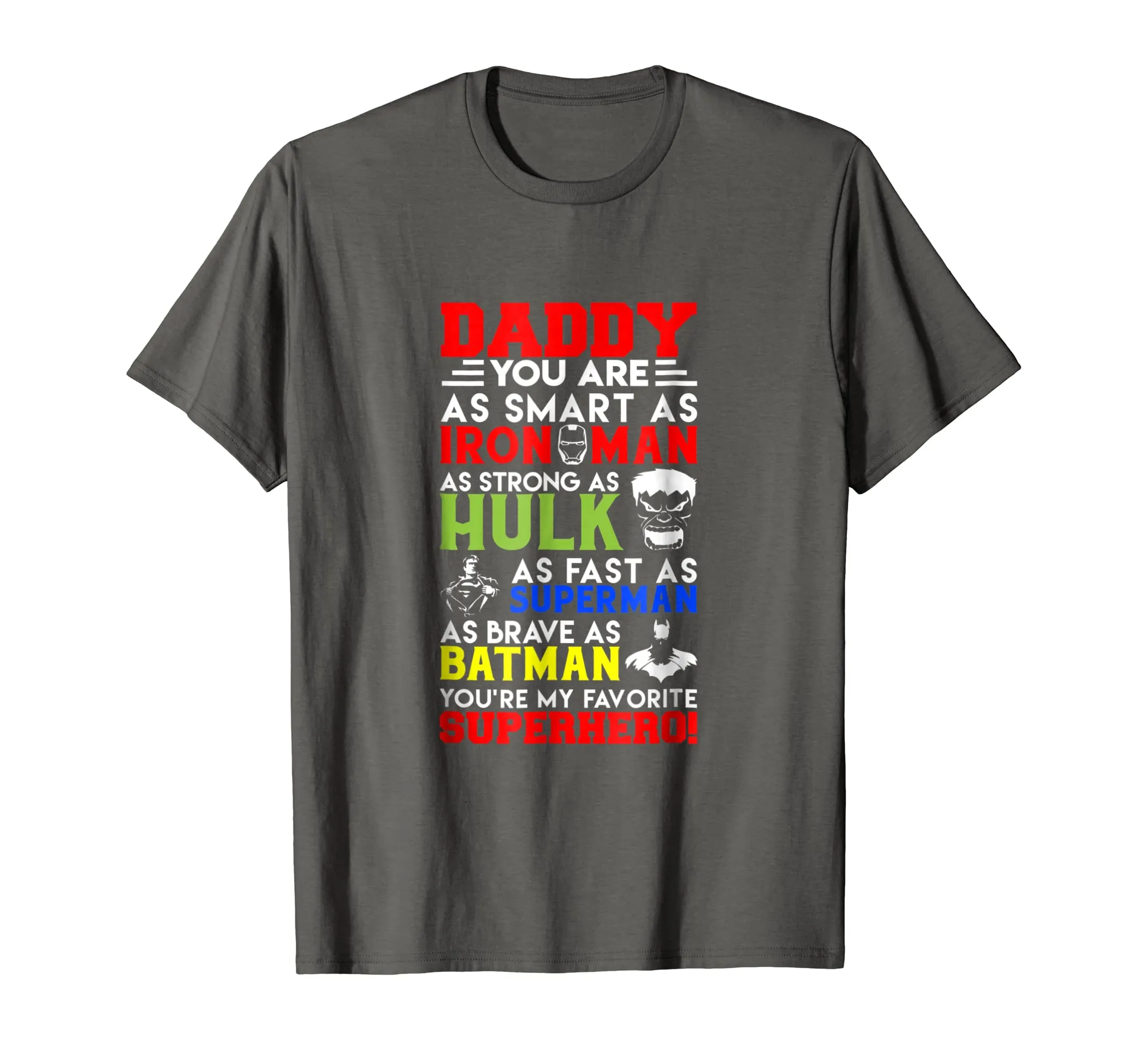 Daddy You Are My Favorite Superhero Family T-Shirt Super Dad