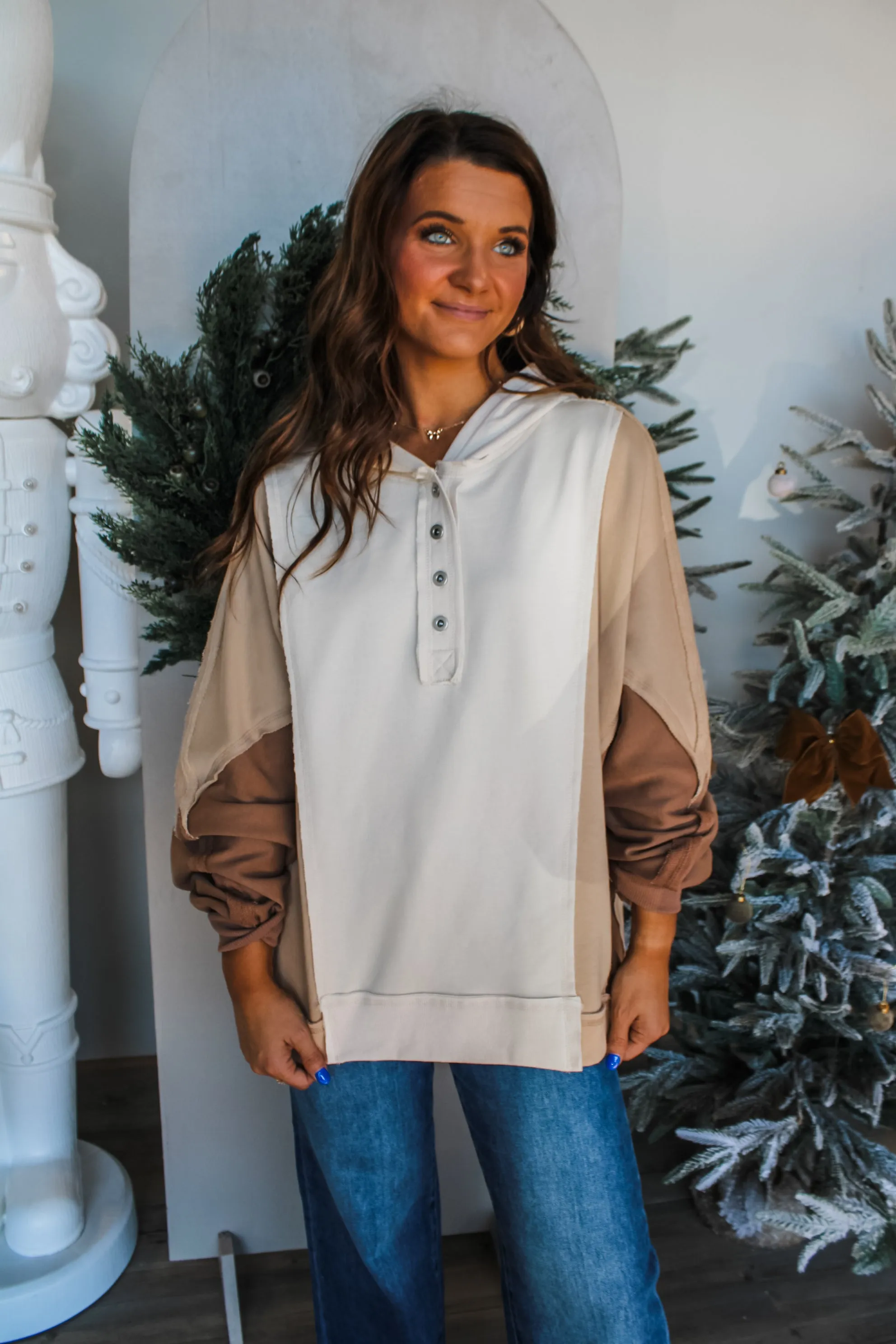 Dashing Through The Snow • Beige Multi