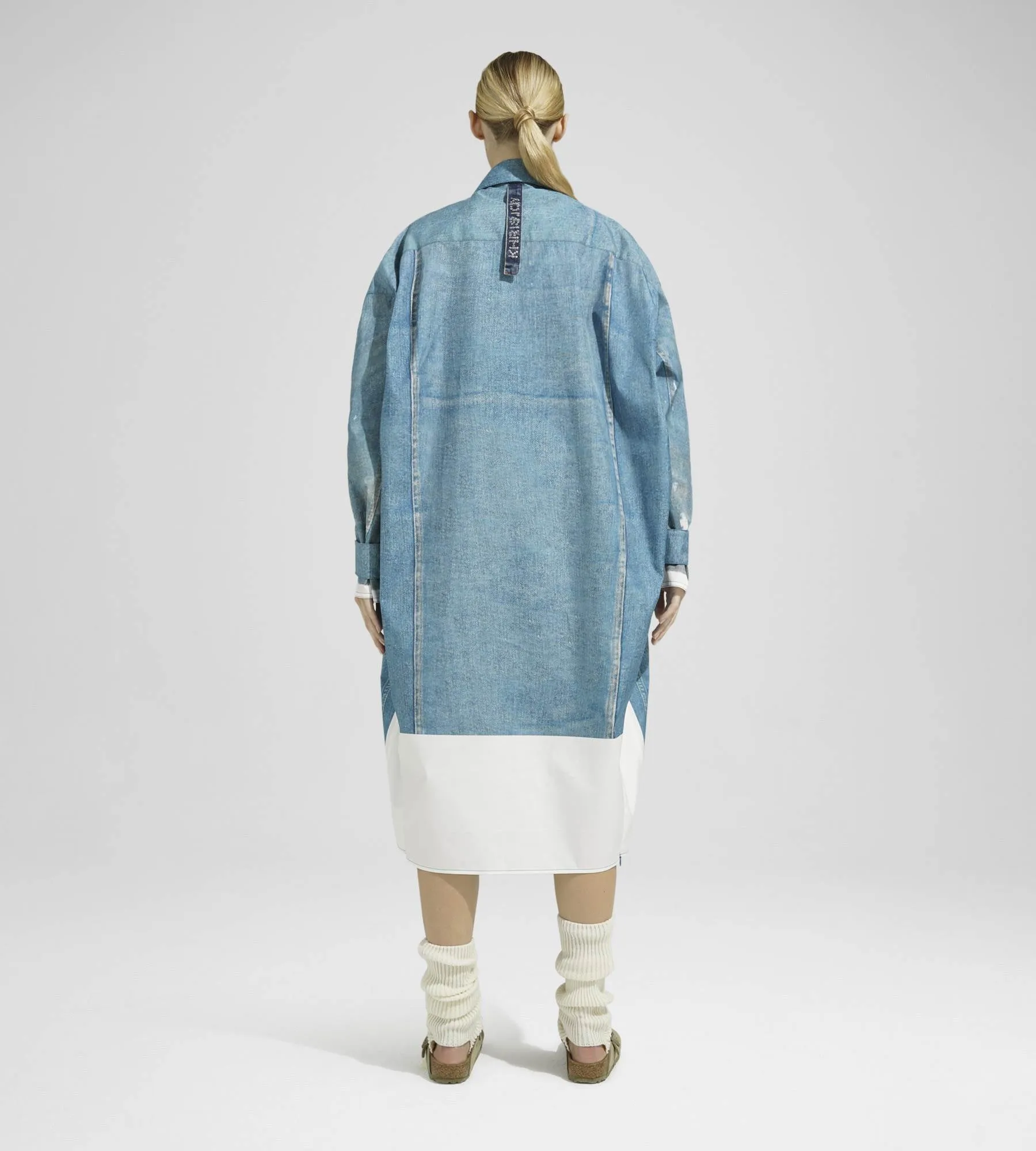 DENIM RAINCOAT PRINT