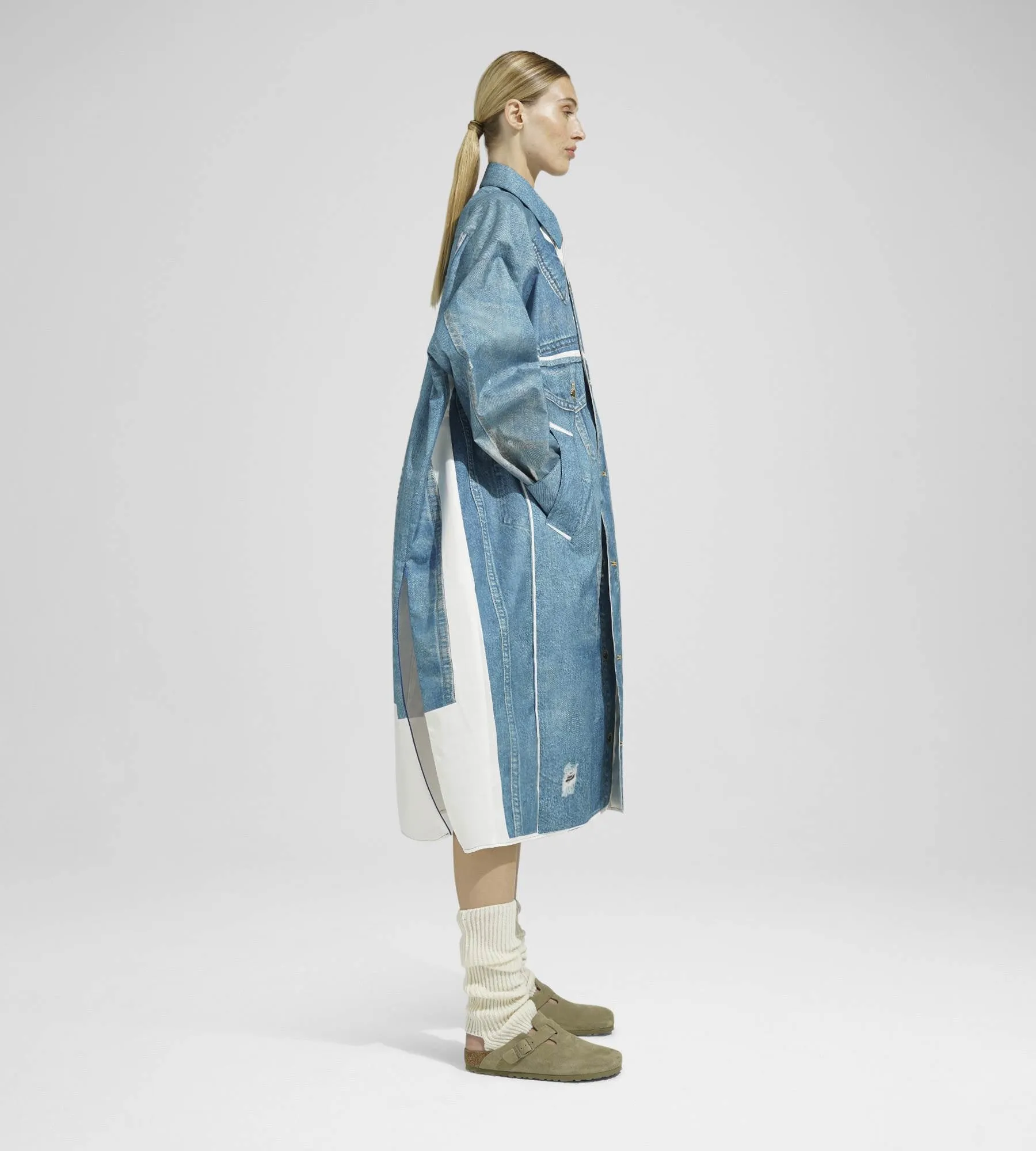 DENIM RAINCOAT PRINT