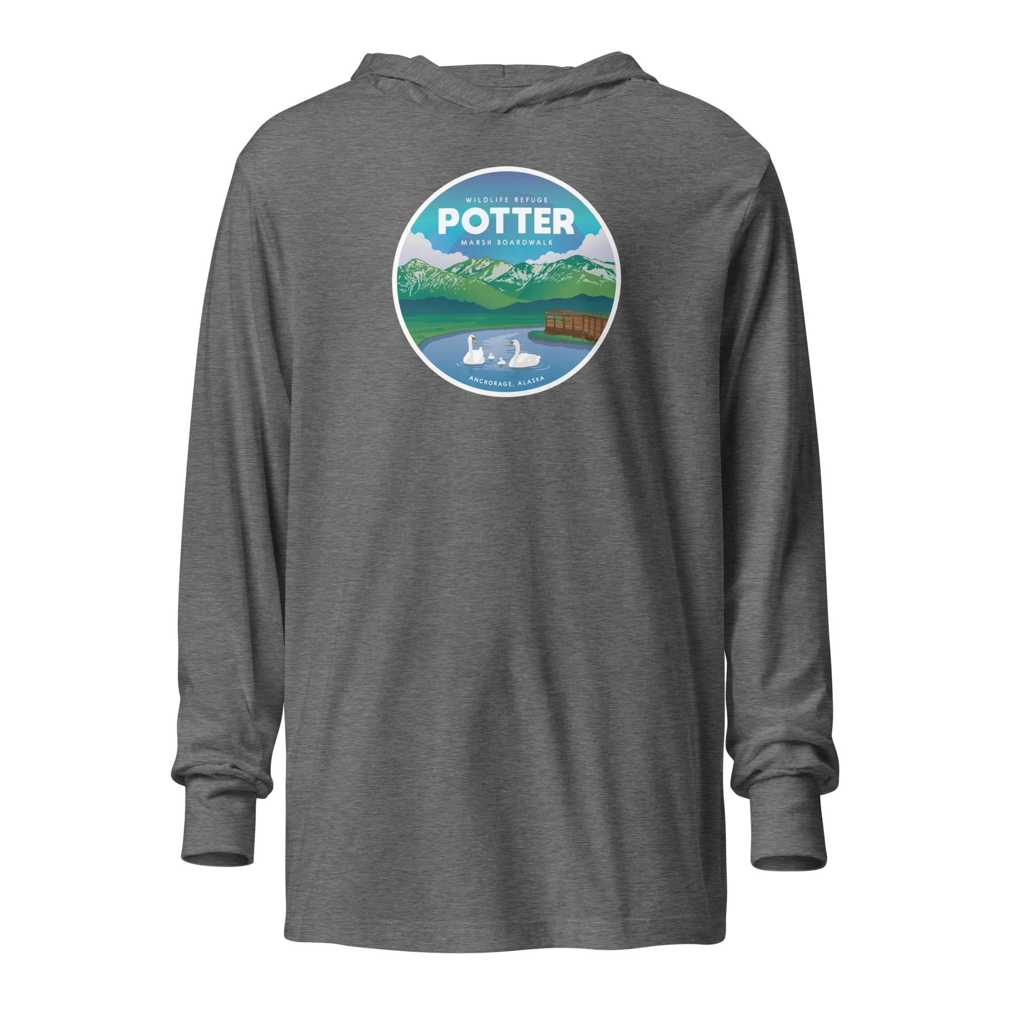 Destinations Potter Marsh Hooded Tee