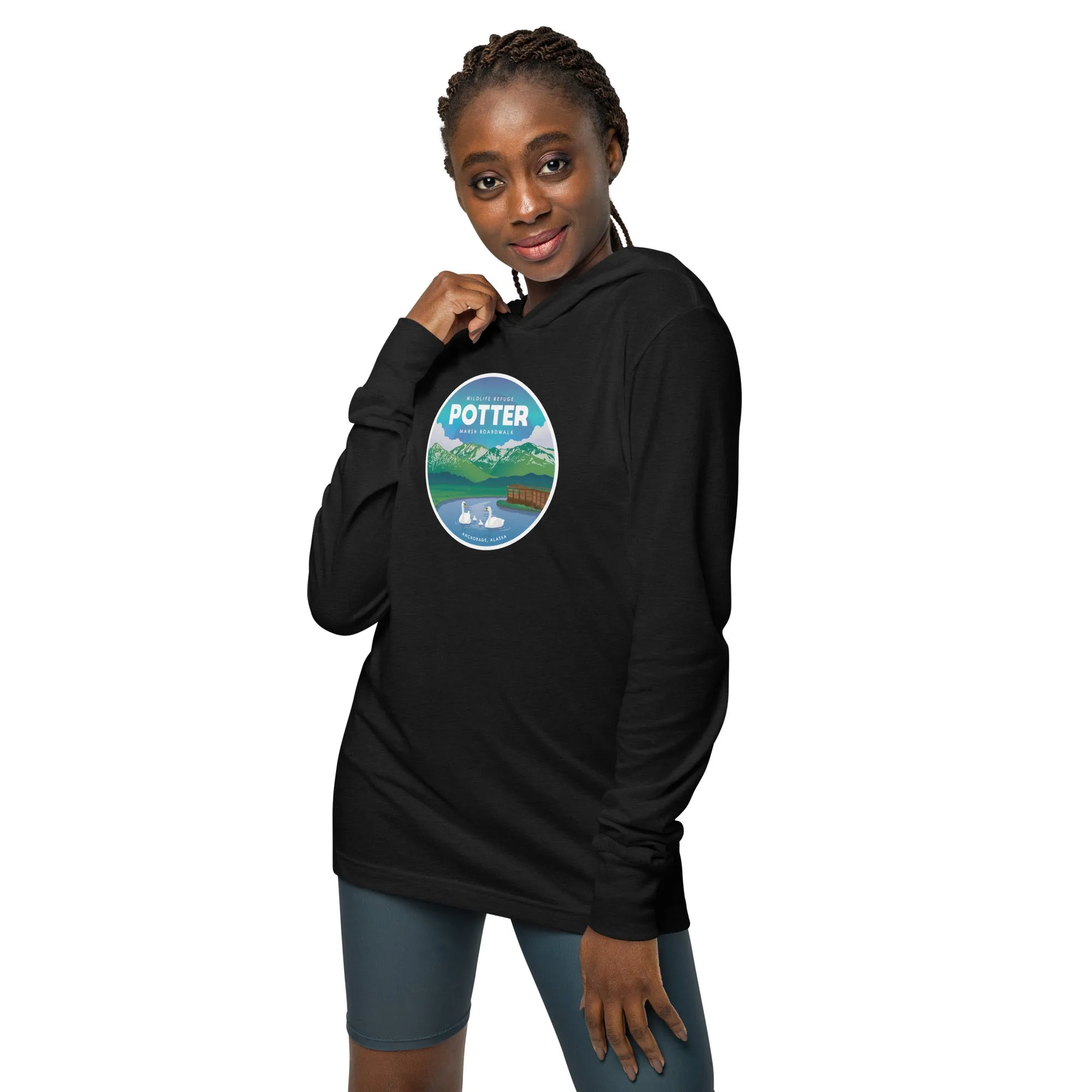 Destinations Potter Marsh Hooded Tee