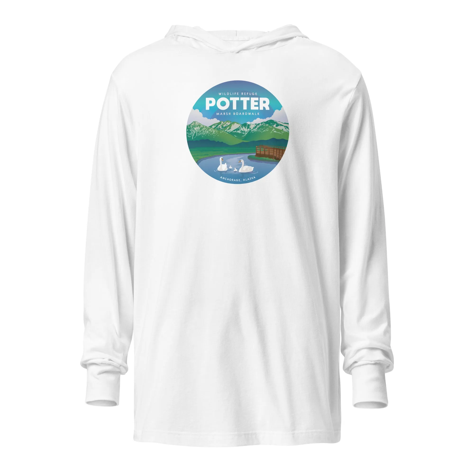 Destinations Potter Marsh Hooded Tee