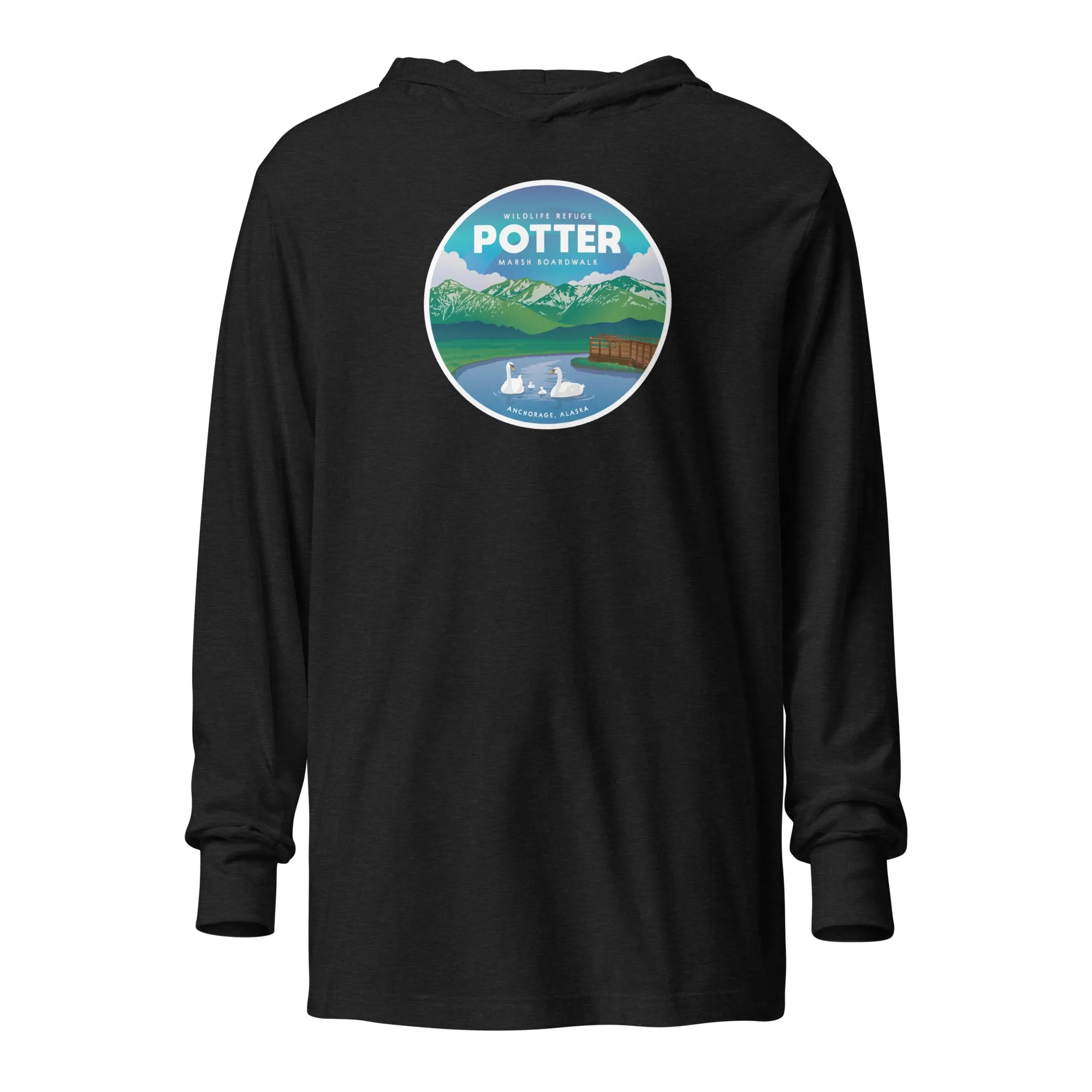 Destinations Potter Marsh Hooded Tee