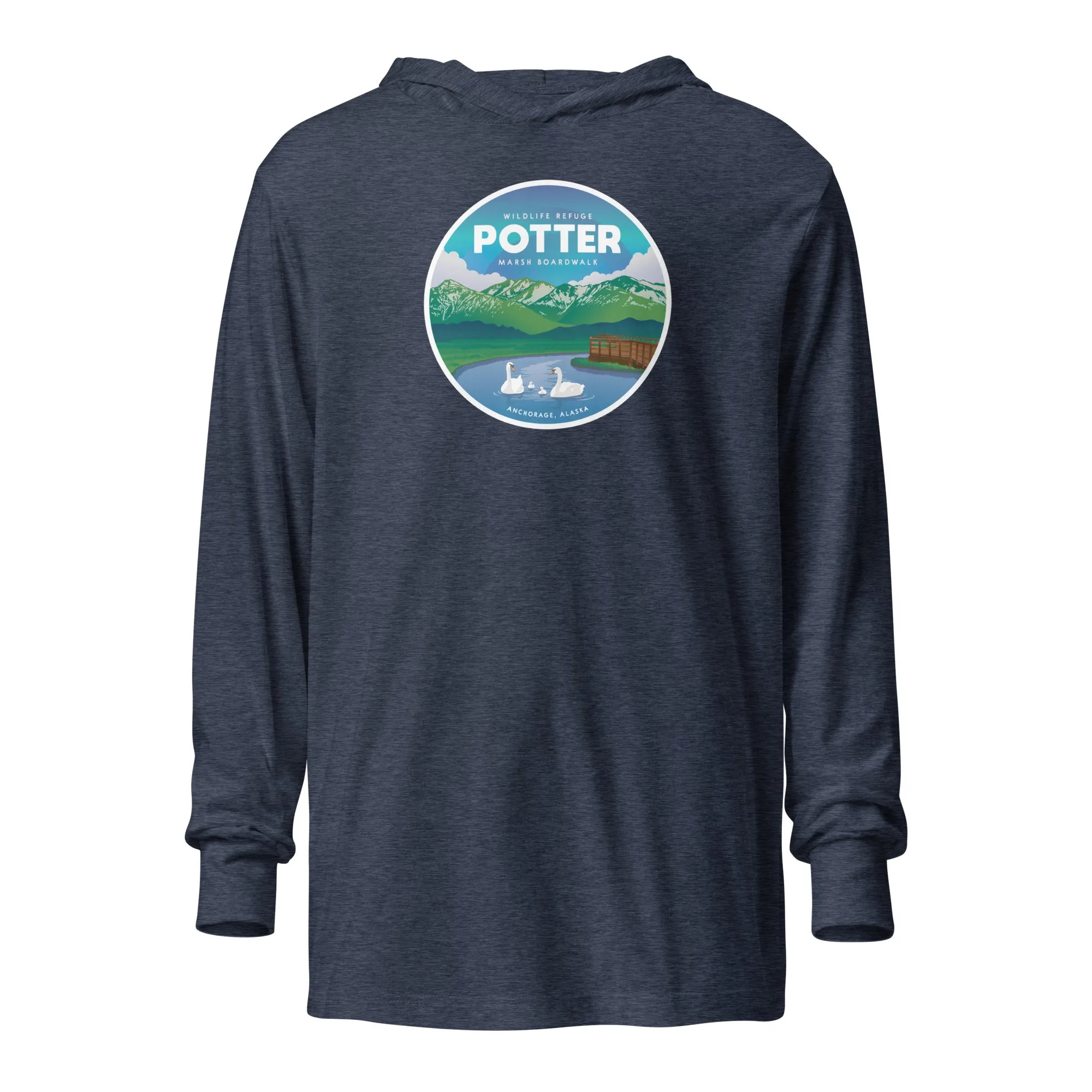 Destinations Potter Marsh Hooded Tee