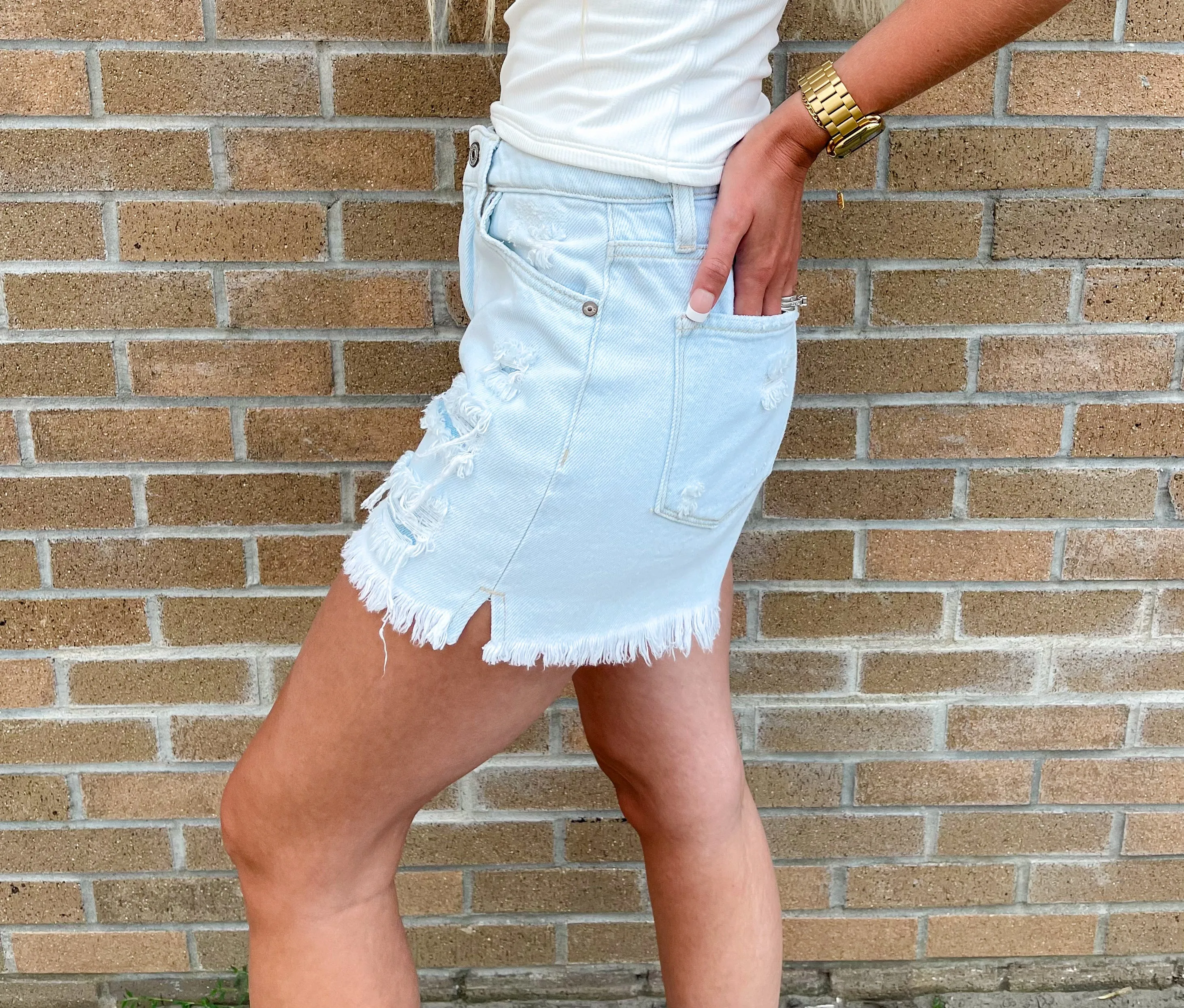 DIstressed Mom Shorts