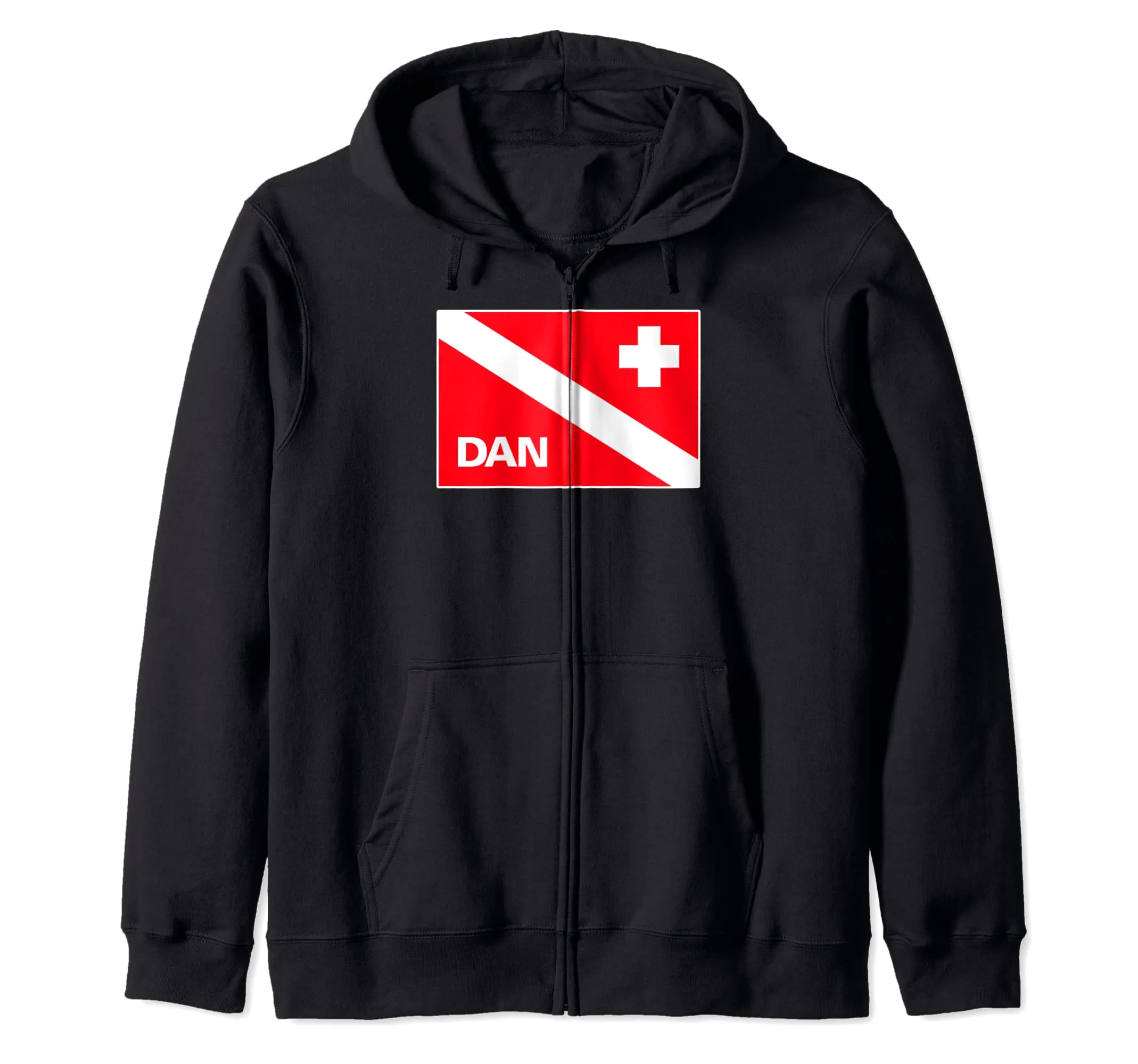 Divers Alert Network Flag Zip Hoodie