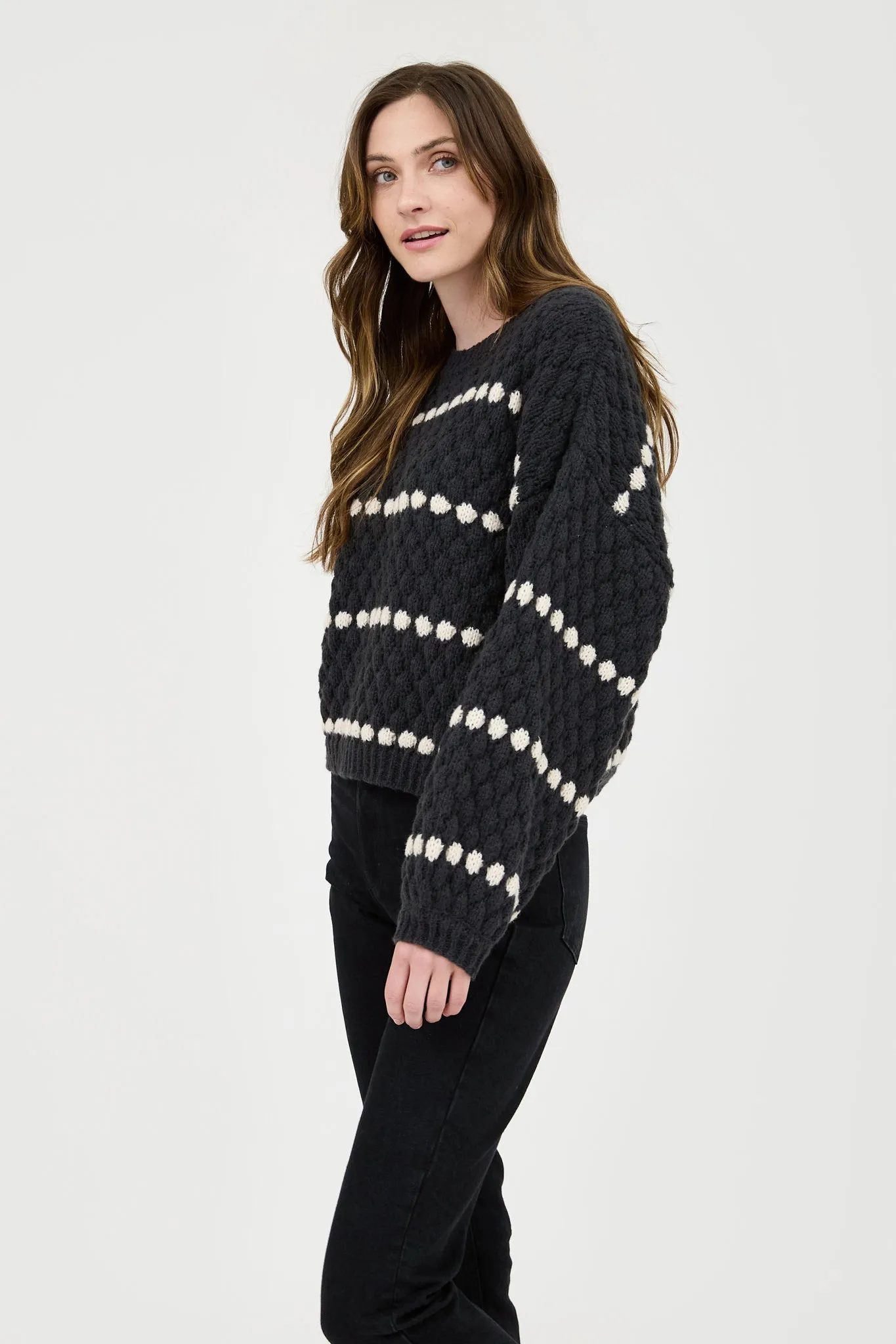 Dotted Stripe Sweater