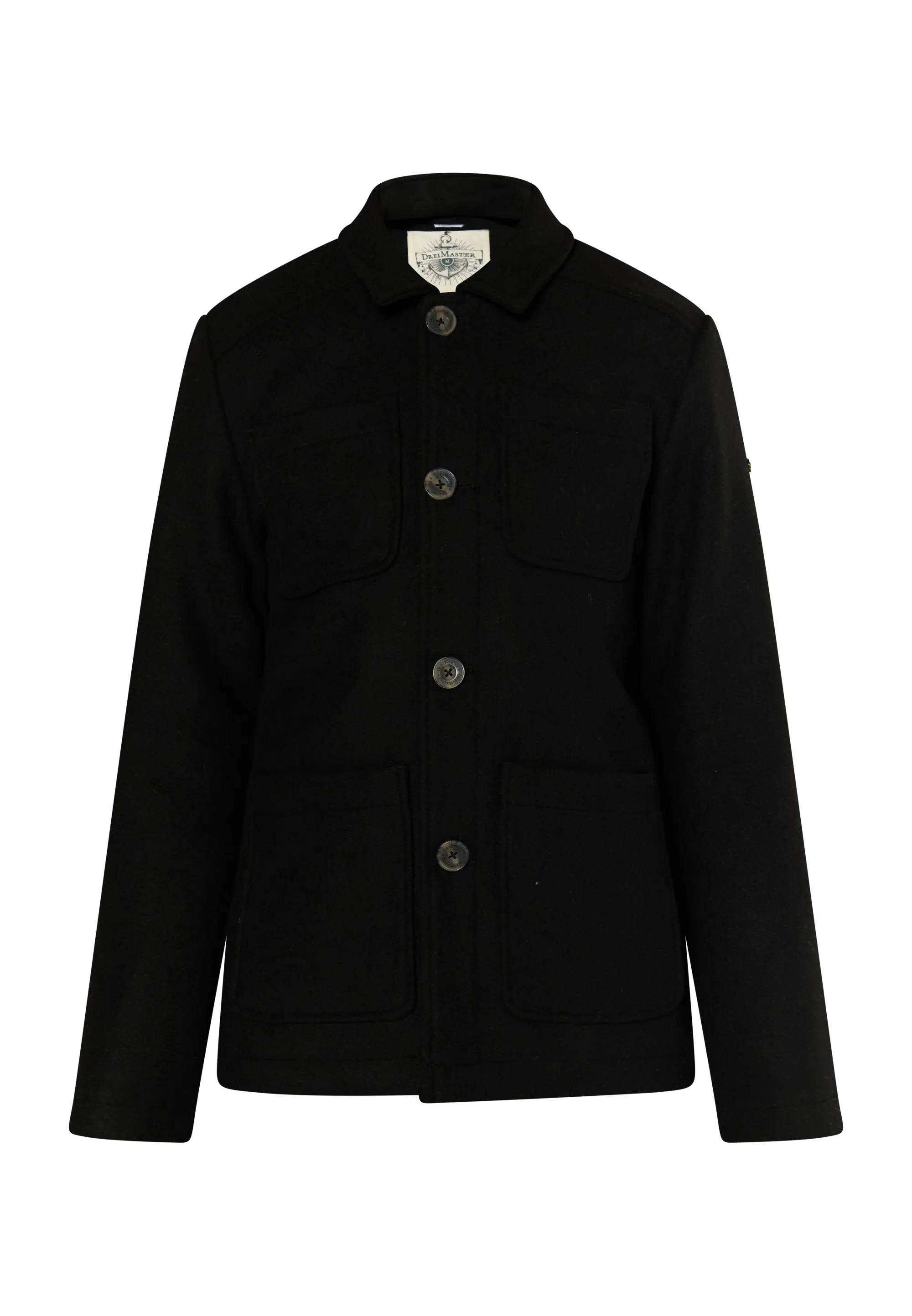 Dreimaster vintage Men's Transitional Jacket Made From A Wool Blend