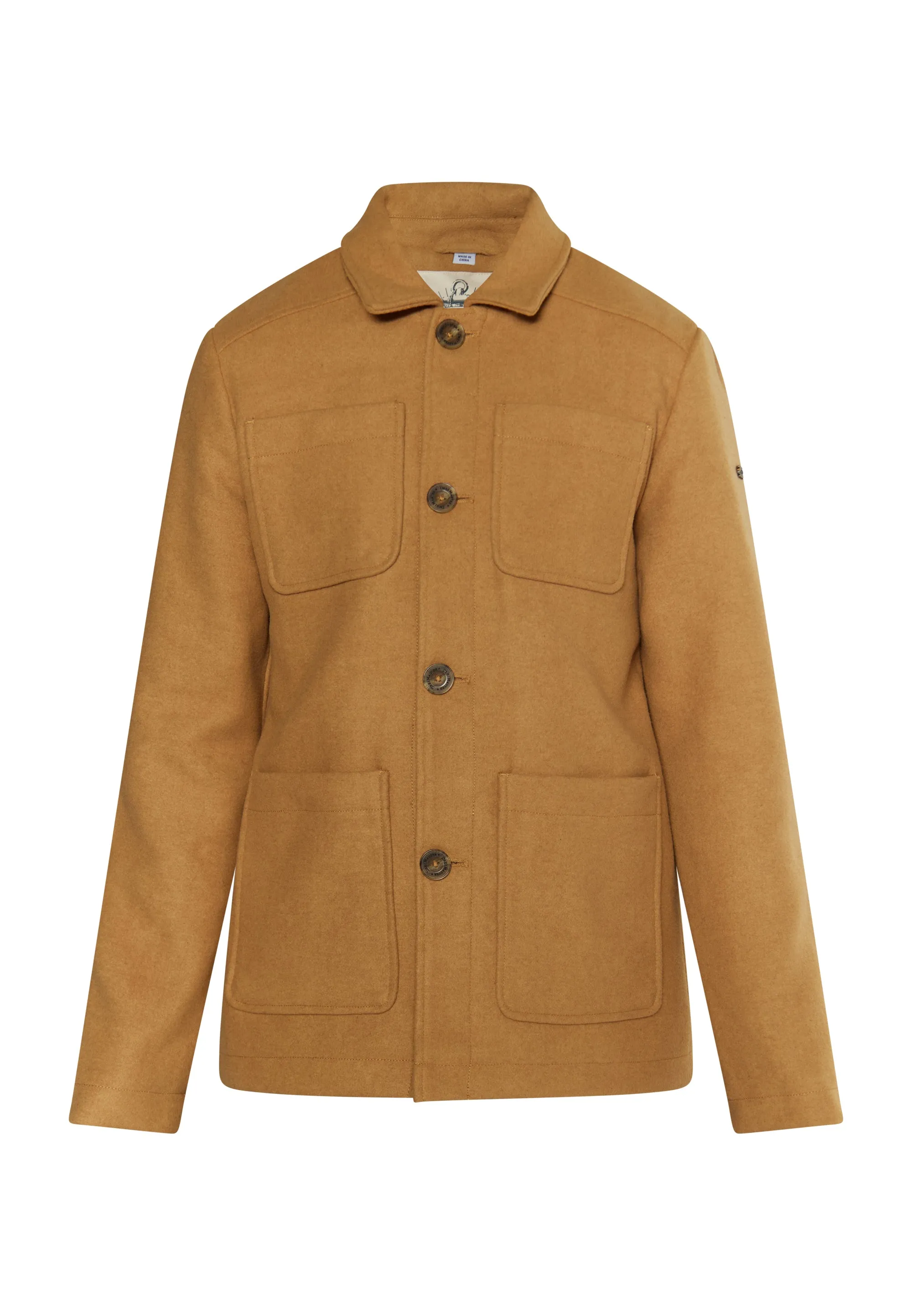 Dreimaster vintage Men's Transitional Jacket Made From A Wool Blend
