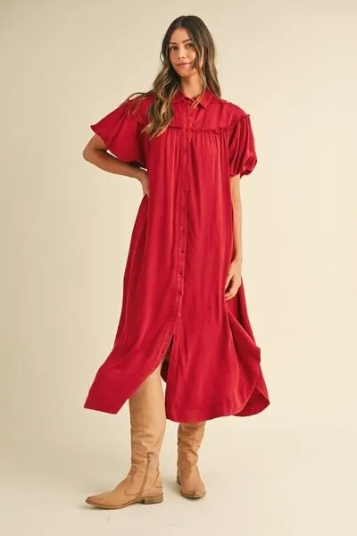 Dressed For Success Mineral Washed Dress
