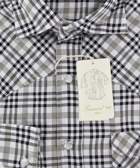 Finamore Napoli Beige Casual Shirt – Size: 15.5 US