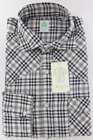 Finamore Napoli Beige Casual Shirt – Size: 15.5 US